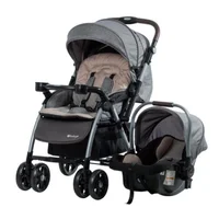 Coche Travel System Braviar Eb1092-1 Gris