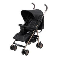 Coche Paseador Estilo Bastón Zazu- Eb217-1 Negro