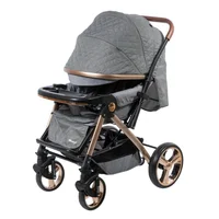 Coche Cuna Hardy Mango Reversible Eb1157 Gris