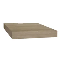Repisa Flotante Resistente 29.5x24.5x4cm Madera Clara