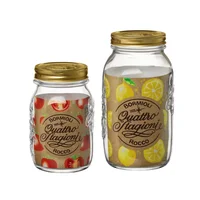 Set 2 Recipientes Quattro Stagione 1000ml -500ml