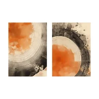 Cuadro Diptico Canvas Wabi 3 70 X 50 X 2 Cms