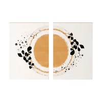 Cuadro Diptico Canvas Sun 70 X 50 X 2 Cms