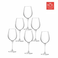 Set X6 Copas Vino Tinto Invino 560 ml En Cristal Rcr