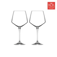 Set X2 Copas Vino Tinto 720 ml Aria En Cristal Rcr