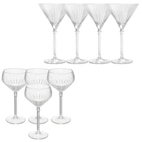 Setx8 Copas (4 Copas Champagne Coupe Royal 320 Mly 4 Copas Martini Royal 250 Ml)