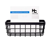 Organizador Canasta Negro Just Home Collection