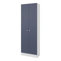 Alacena Multiusos 180X60X30 Rta Blanco Azul