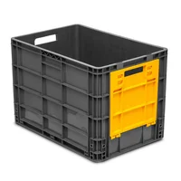 Canastilla Plástica Multiusos Apilable con Ventana Set X 8 Unidades
