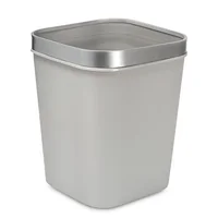 Cesto de Basura 15L con Pisa Bolsa Caneca Plástica Set X 10 Unidades
