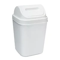 Cesto de Basura 15L Tapa Vaivén Caneca Plástica Set X 10 Unidades