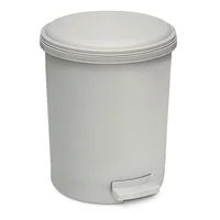 Papelera Circular con Pedal 13L Diseño Moderno Set X 6 Unidades