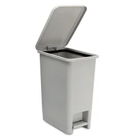 Papelera Pedal 12L Diseño Moderno Espacio Eficiente Set X 10 Unidades