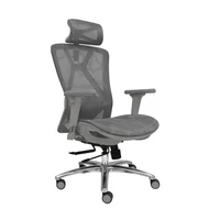 Silla Escritorio Gris Con Cabecero Levi Plus Ii