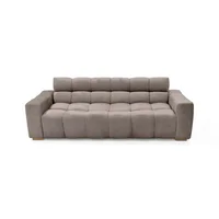 Sofá Cama Reclinable Miami 78x228x91 Tela Taupe