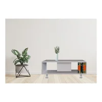 Mesa de centro Sujeta Libros Blanco