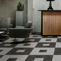 Piso Vinílico Vct de 3mm 30*30 cm Texturizado Tono Night Caja x 3.33 M2