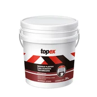 Revoque Plastico Topex Gris 30 kg