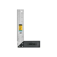 Escuadra Carpintero 8'' Acero Inoxidable Pretul En Relieve
