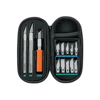 Juego Bisturíes Cutter Tipo Lápiz Sk2 Truper 13 Cuchillas