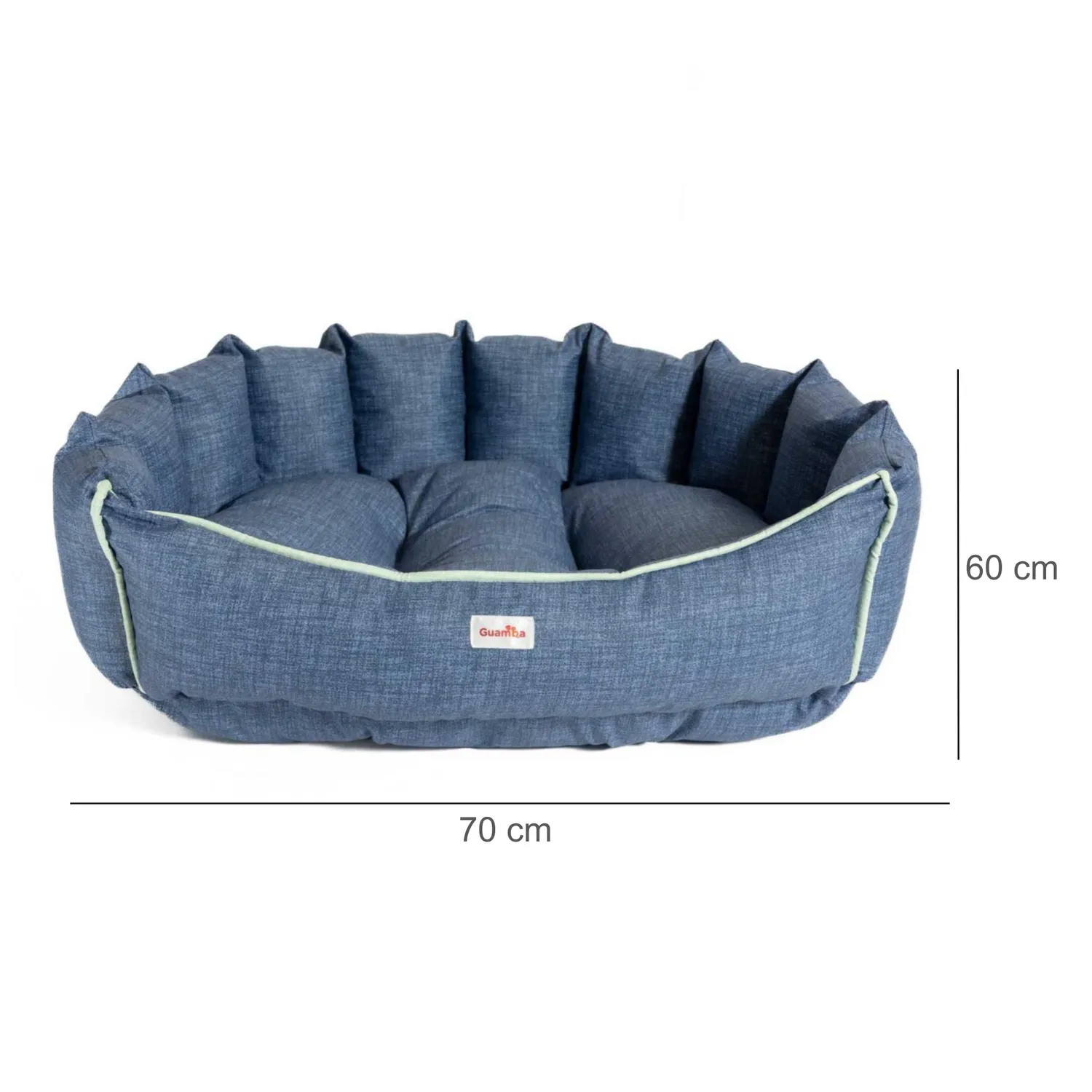 Cama Para Perro Mediana Fresh Indigo 60X70Cm Guamba 5
