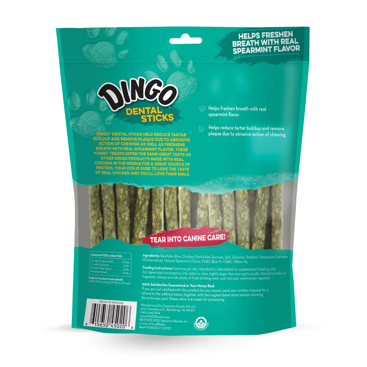 Snacks Para Perro Dingo Dental Stick 48Und