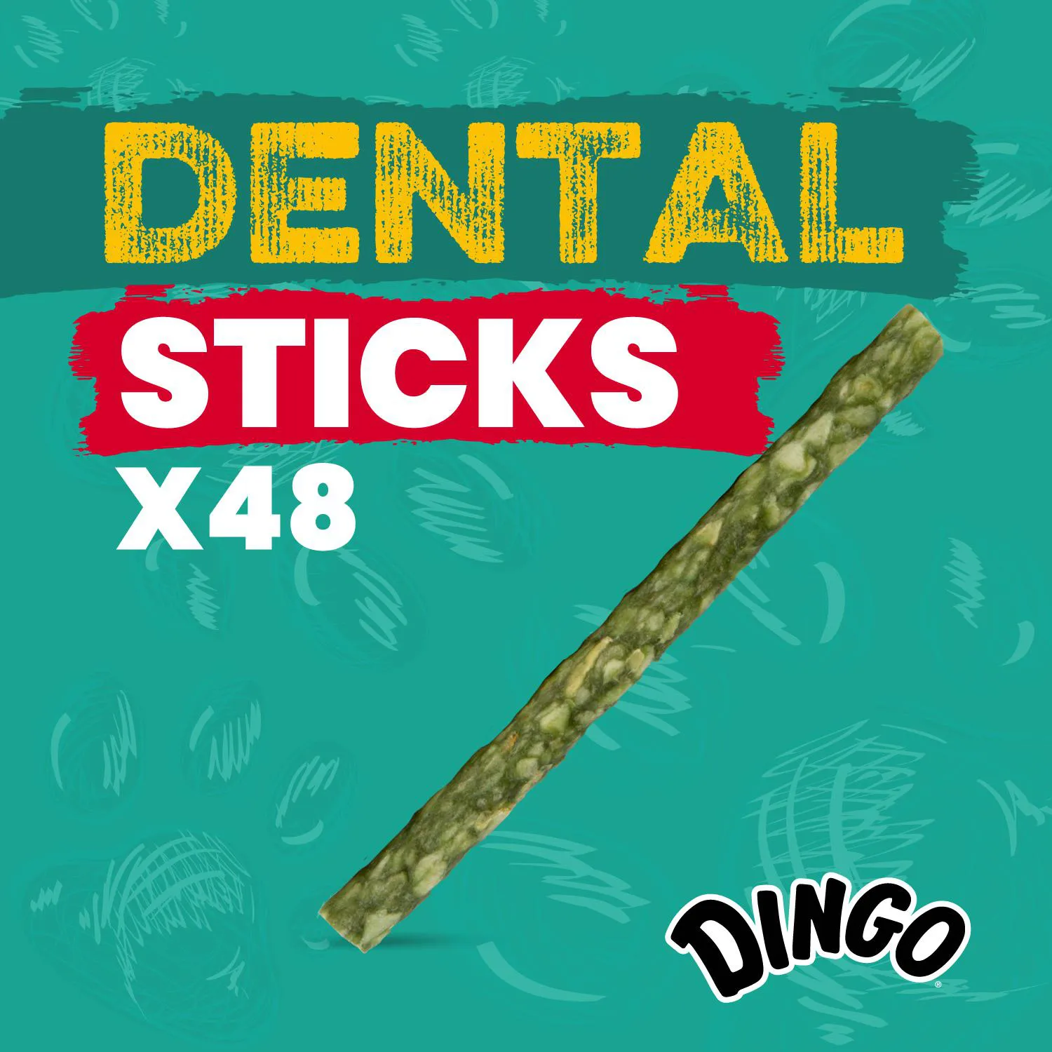 Snacks Para Perro Dingo Dental Stick 48Und 3