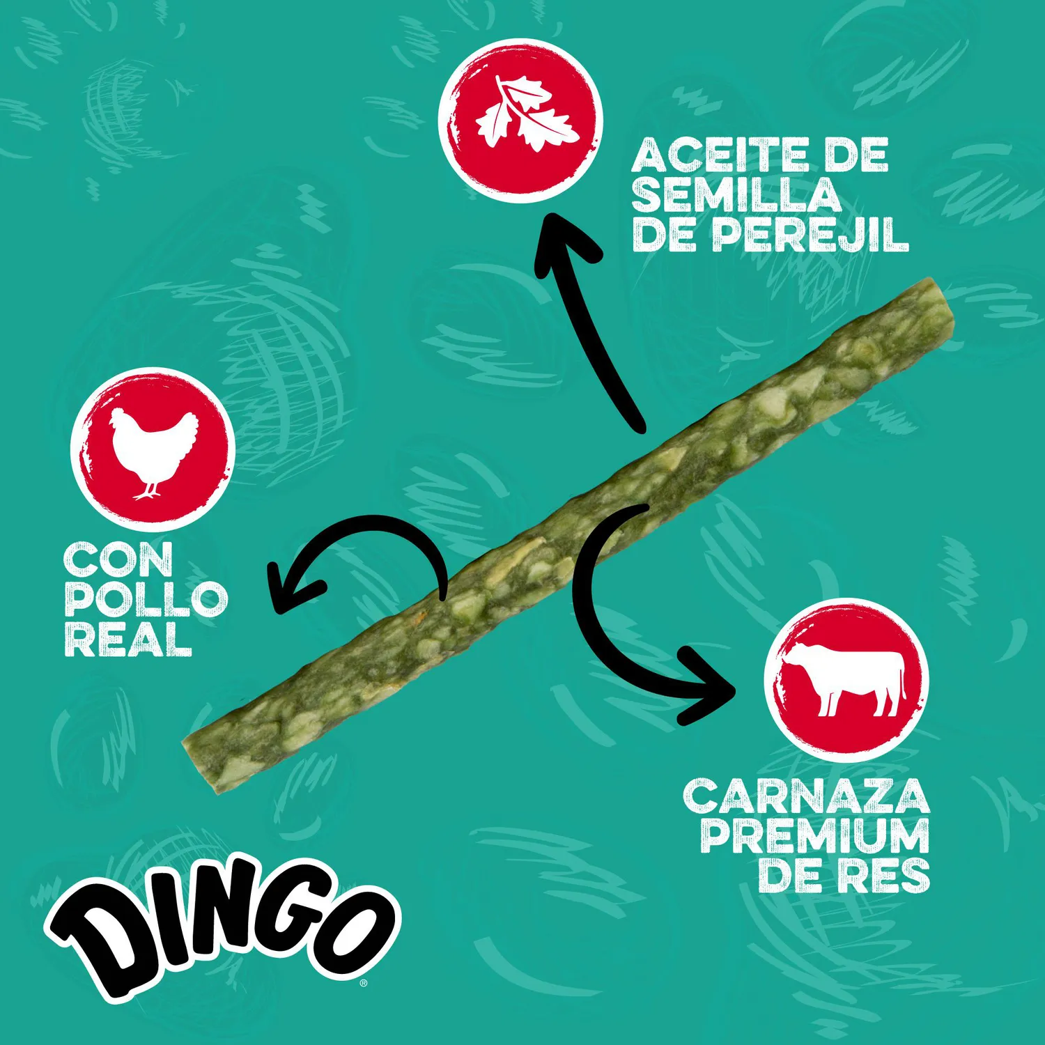 Snacks Para Perro Dingo Dental Stick 48Und 6