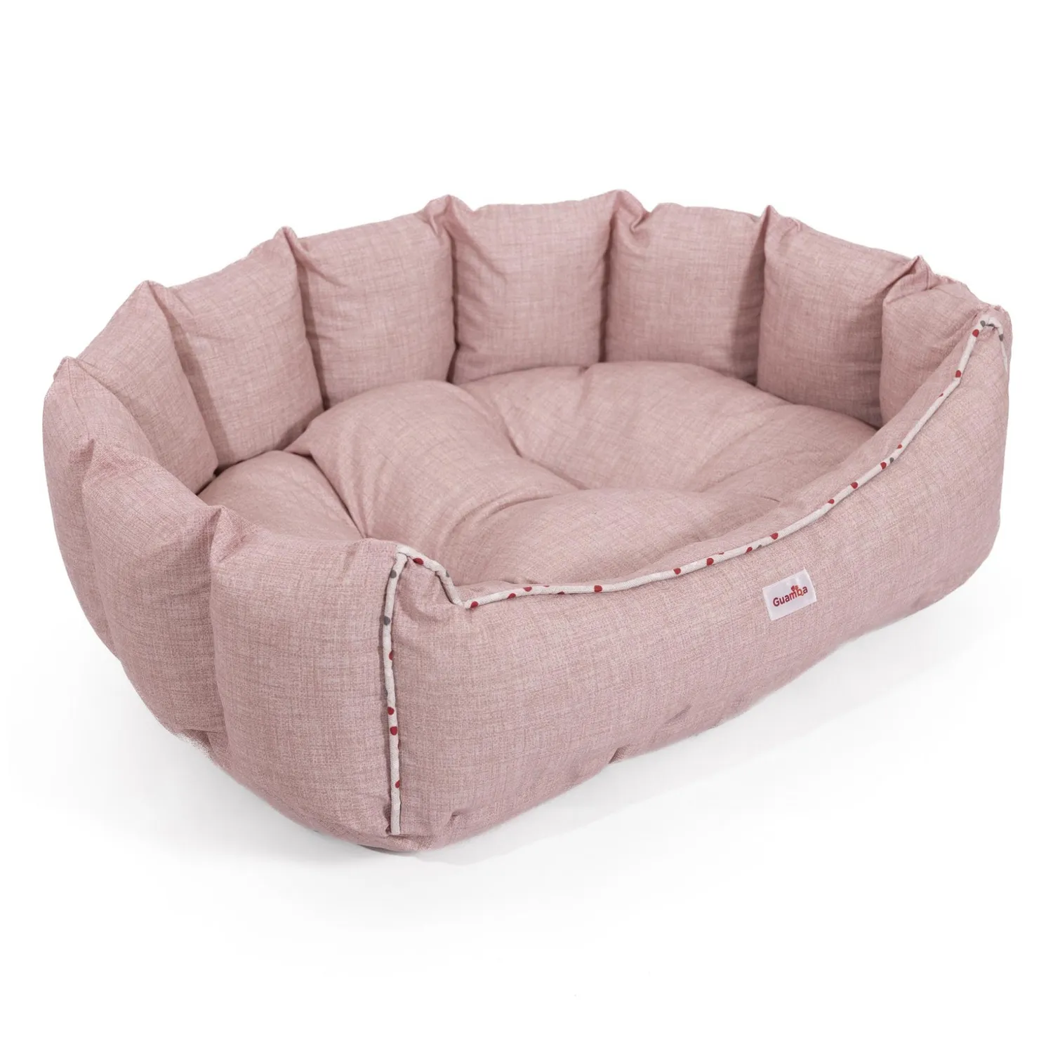 Cama para Perro Fresh Mediana 60X70Cm Rosa Guamba