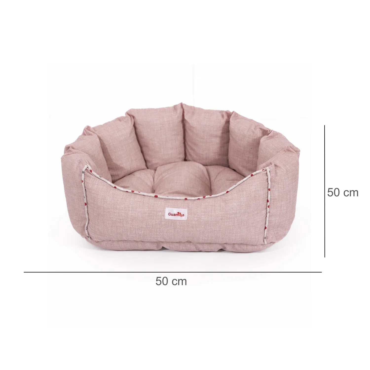 Cama para Perro Pequena Fresh Rosa 50X50 Guamba 4