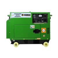 Planta Eléctrica Cabinada Silenciosa Diesel Ecomax de 6500 W