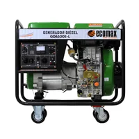 Planta Eléctrica Diesel Ecomax de 6500 W Arranque Eléctrico