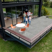 Piso Porcelatech Magno Alta Resistencia Al Deslizamiento (Ard Pro®) Con Caras Diferenciadas Gris  61X121.5 Cm Cj 1.48 M2 Corona