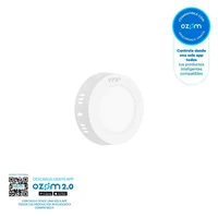 Vta Panel LED Inteligente Wifi Multicolor 6w 4.5'' Sobreponer