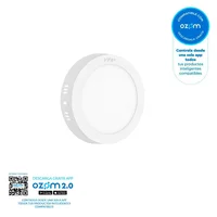 Vta Panel LED Inteligente Wifi Multicolor 12w 6.5" Sobreponer
