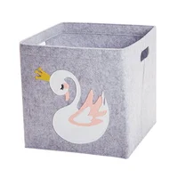 Caja Cesta Organizar Almacenar Juguetes Plegable En Fieltro