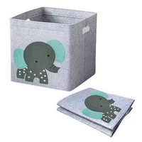 Caja Cesta Organizar Almacenar Juguetes Plegable En Fieltro