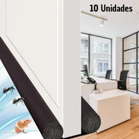 Set Tapón Premium para Puertas Repele Polvo Plagas Negro X10 Unidades