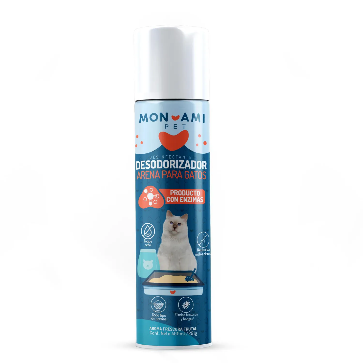 Desinfectante Desodorizador Arena Para Gatos Monam