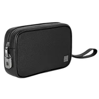 Bolso Master Cremallera Inteligente con Huella en Cuero Pu Resistente al Agua