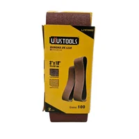 Bandas de Lija 2 Piezas 3"x18" Grano 100 Uyustools