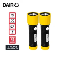 Kit 2 Linternas Recargables Alcance 50 Metros