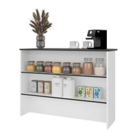 Barra Auxiliar Fendi 90X120X60 Rta Blanco Wengue
