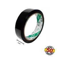 Cinta Empaque - Color Negro 24mm x 50m / Paquete x 6 Und