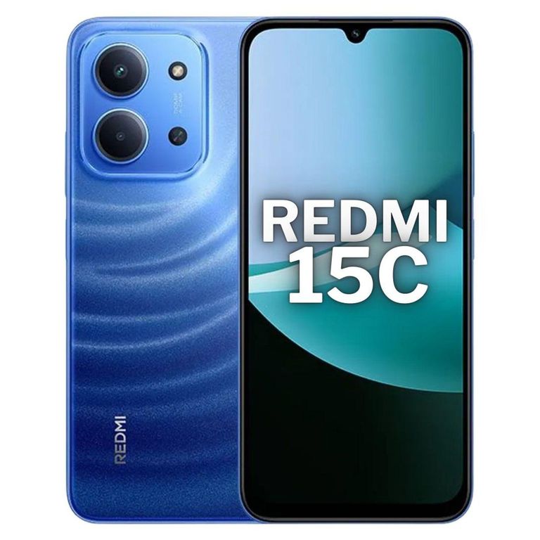 Celular Xiaomi Redmi 15C 256 GB 4 + 4 GB RAM Color Azul