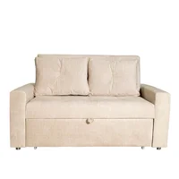 Sofá Cama Germano Beige 3 Posiciones más 2 Cojines