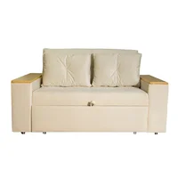Sofá Cama Inglés Beige 3 Posiciones más 2 Cojines