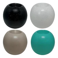 Portavela Esfera Cerámica 10x10 cm Multicolor Orbia