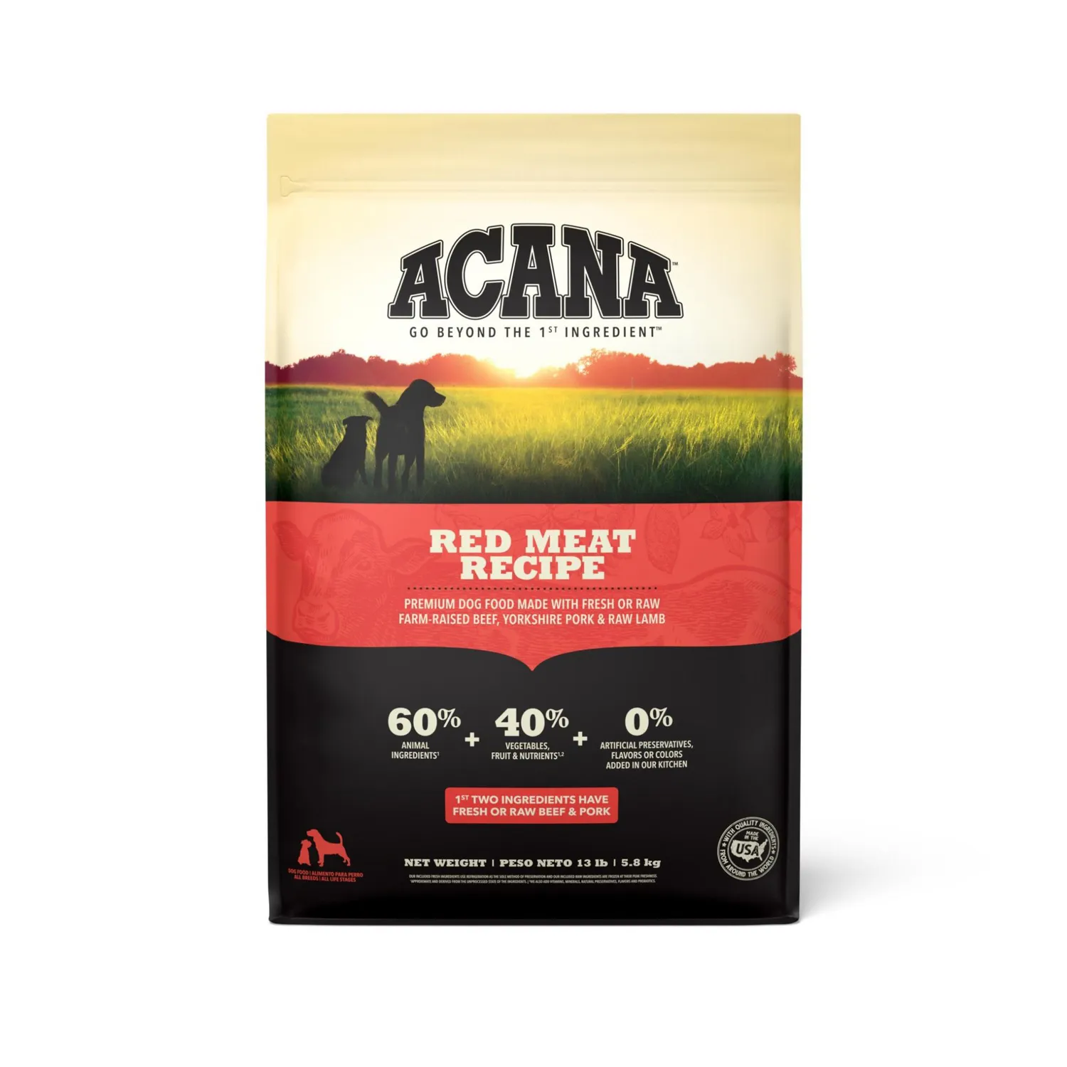 Comida Seca Perro Acana Dog Red Meat 11.3k