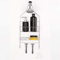 Organizador Baño Cromado 2 Niveles Just Home Collection
